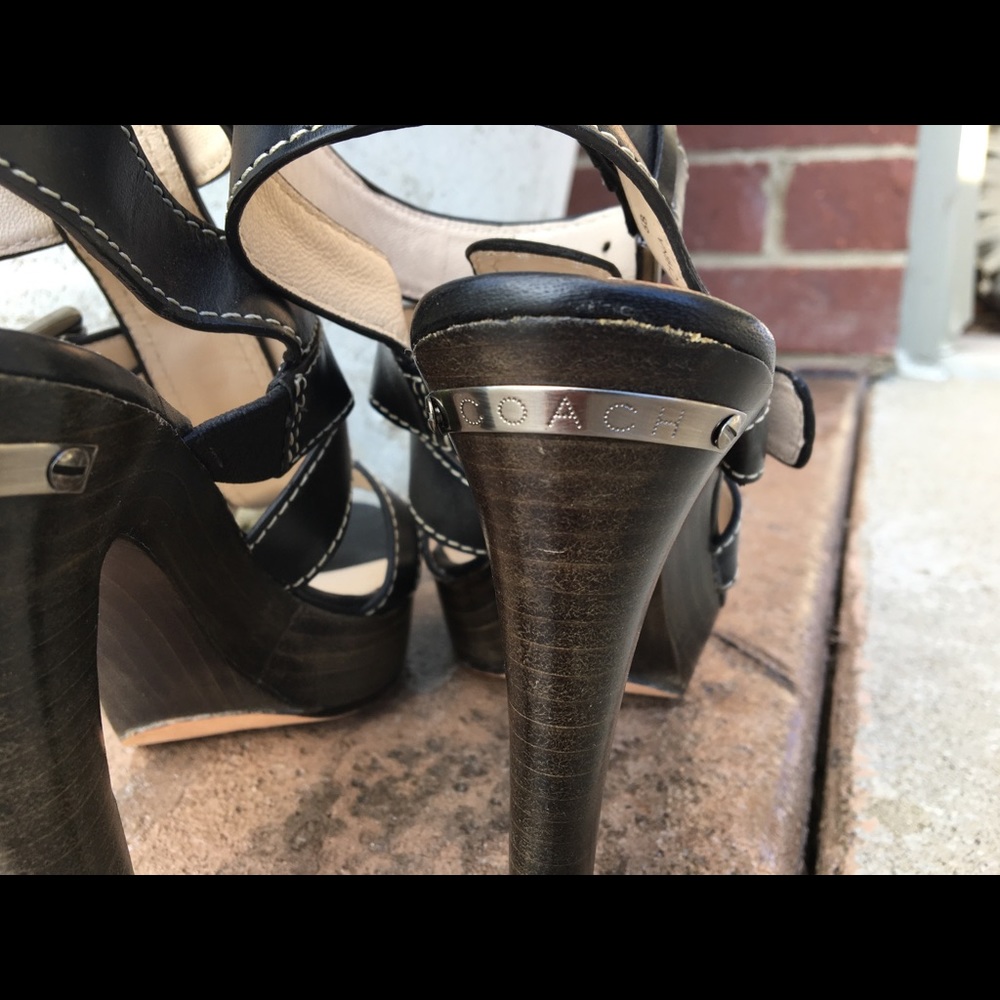 Coach Strapped Heels - Picture 4 of 5